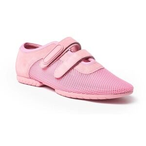 Cecelia New York Women's Monroe Pink Hook Loop Mesh Sneakers 8.5 BNIB Y2K Retro